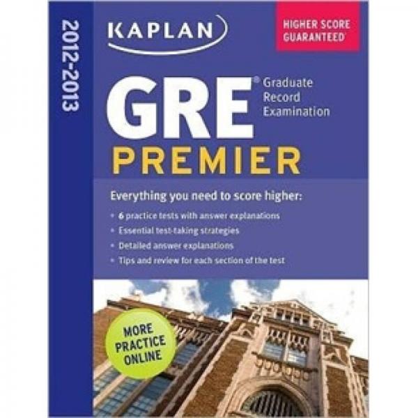 Kaplan GRE Premier 2013