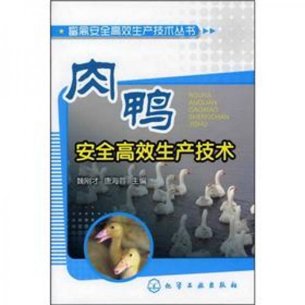畜禽安全高效生產(chǎn)技術(shù)叢書：肉鴨安全高效生產(chǎn)技術(shù)