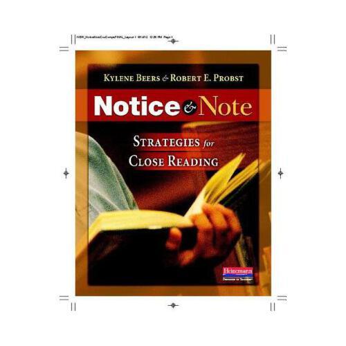 Notice & Note: Strategies for Close Reading
