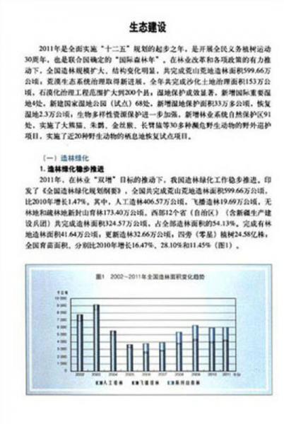 2012中国林业发展报告