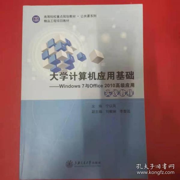 大學(xué)計(jì)算機(jī)應(yīng)用基礎(chǔ):Windows 2010高級應(yīng)用實(shí)踐教程 帶塑封 