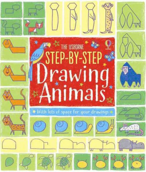 Step-By-Step Drawing Animals Usborne英文原版