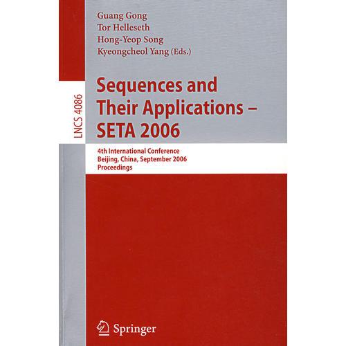 序列及应用2006LNCS-4086: Sequences and their applications - SETA 2006