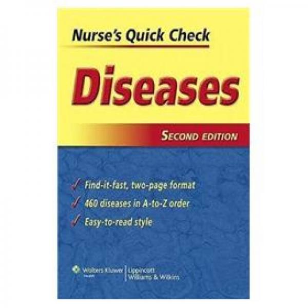 Nurse's Quick Check: Diseases[护士速查：疾病]