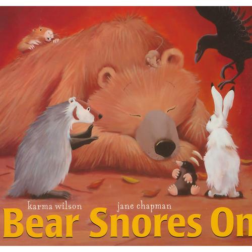 Bear Snores On (The Bear Books，Board book)狗熊睡着了（卡板书）