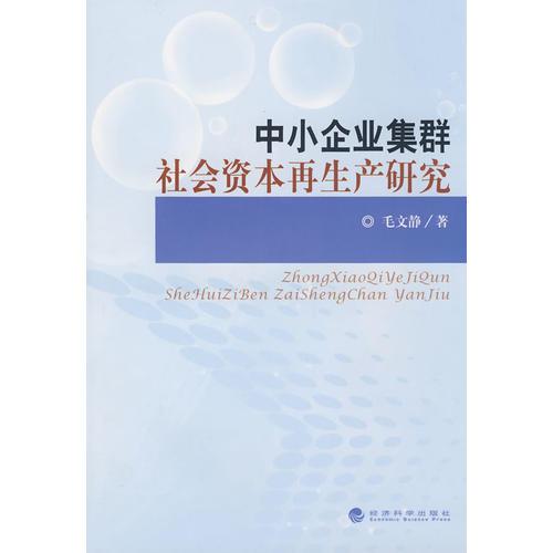 中小企業(yè)集群社會(huì)資本再生產(chǎn)研究