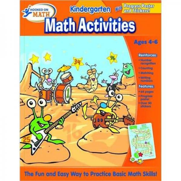 Hooked on Math Kindergarten Math Activities Workbook