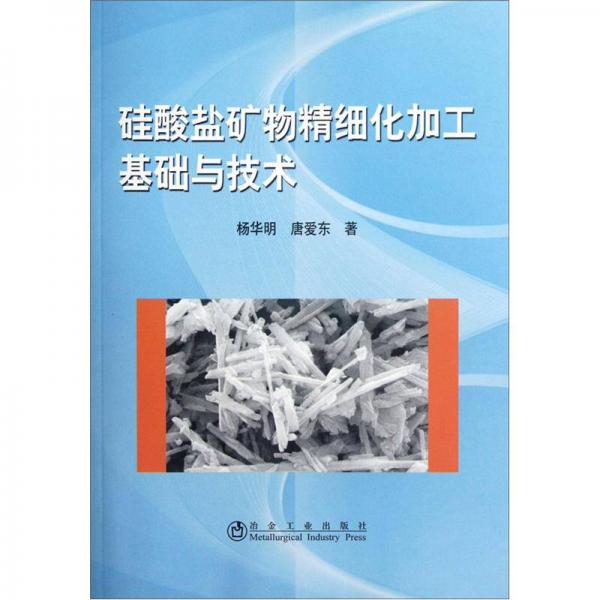 硅酸鹽礦物精細(xì)化加工基礎(chǔ)與技術(shù)