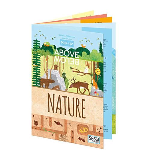英文原版POP-UP ABOVE BELOW. NATURE自然风貌 地上地下全景剧场立体图