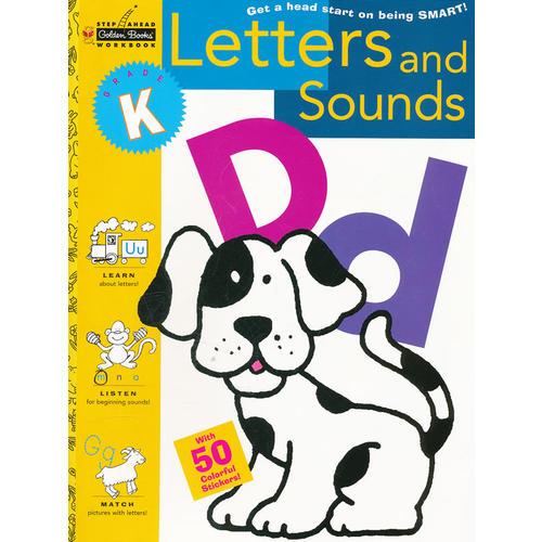 Letters And Sounds (Grade K, Little Golden Books) 字母和声音（金色童书,学龄前练习册）