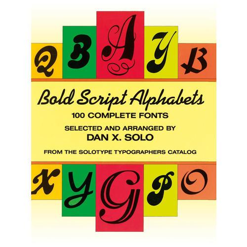 Bold Script Alphabets