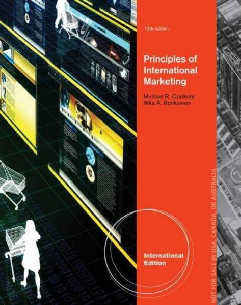 Principles of International Marketing, International Edition[国际营销学]