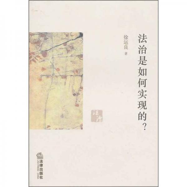法治是如何實現(xiàn)的
