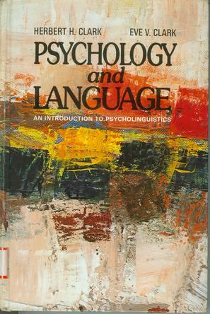 Psychology and Language