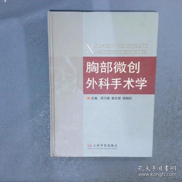 胸部微創(chuàng)外科手術(shù)學(xué)(精)