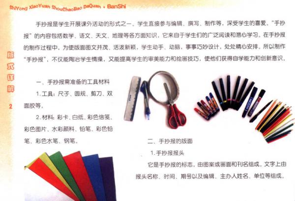 最新实用校园手抄报大全 版式