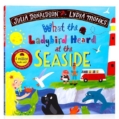 英文原版 小瓢蟲在海邊聽見了什么 What the Ladybird Heard at the Seaside 朱莉婭唐納森 幼兒英語 語感啟蒙 早教繪本