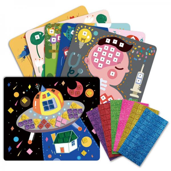 幼儿创意手工乐园：马赛克贴画2