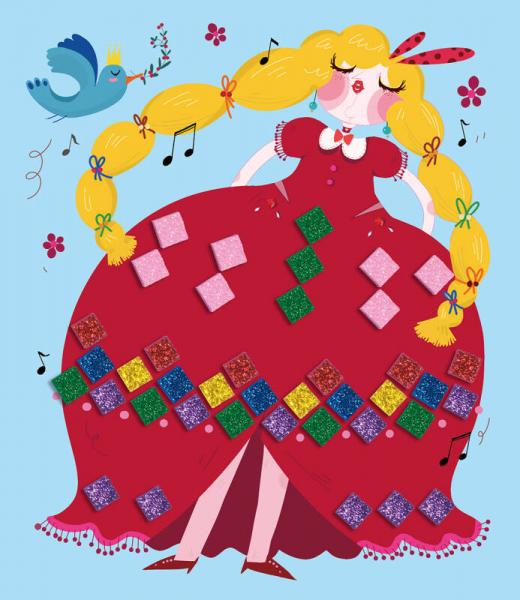 幼儿创意手工乐园：马赛克贴画2