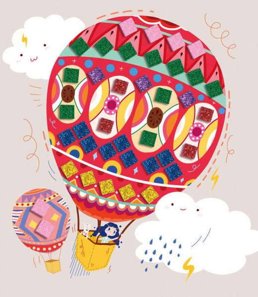 幼儿创意手工乐园：马赛克贴画2