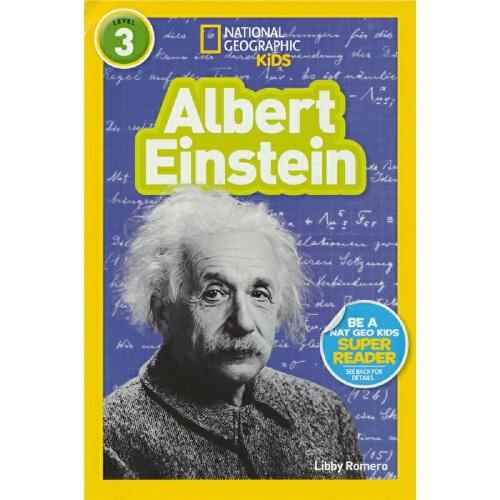 英文原版National Geographic Kids Readers:Albert Einstein 國家地理分級閱讀Level 3