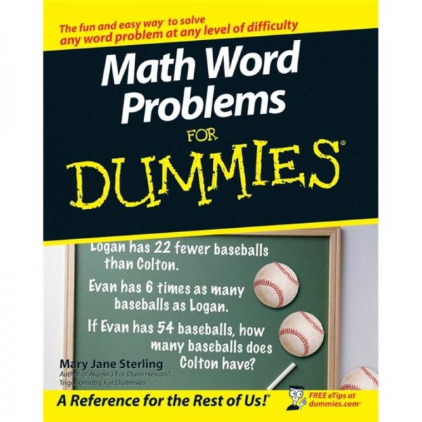 Math Word Problems For Dummies  傻瓜書-數(shù)學(xué)文字問題