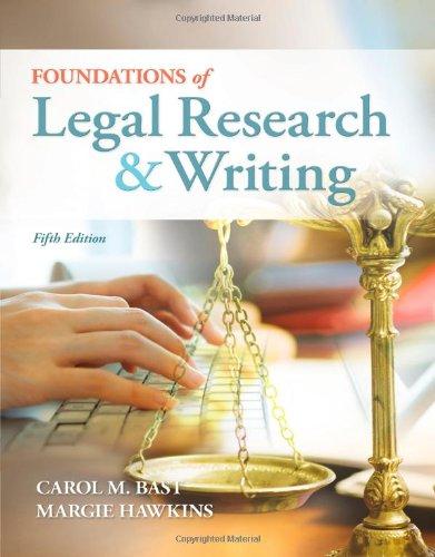 FoundationsofLegalResearchandWriting