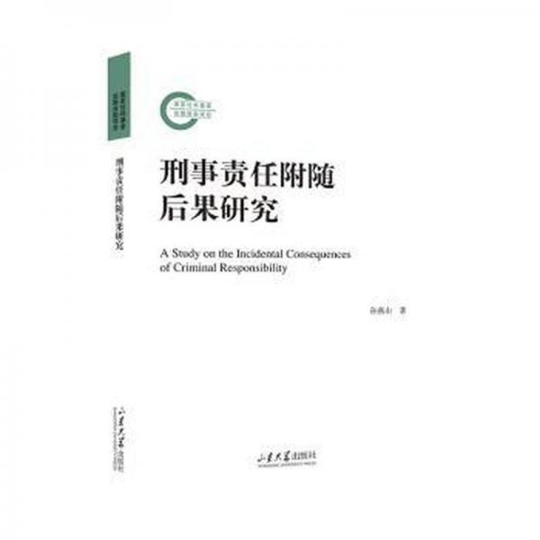 全新正版圖書 刑事責(zé)任附隨后果研究孫燕山山東大學(xué)出版社9787560777740