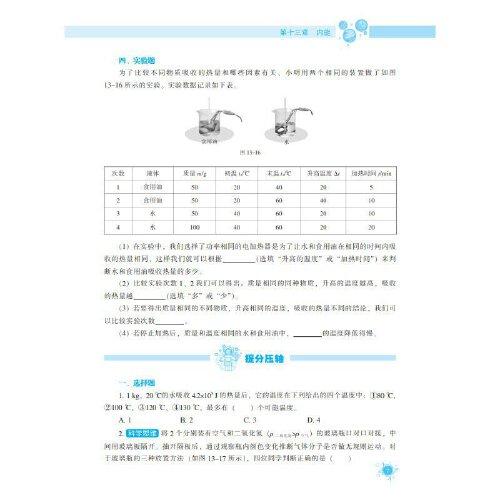 尖子生题库物理九年级（R版）