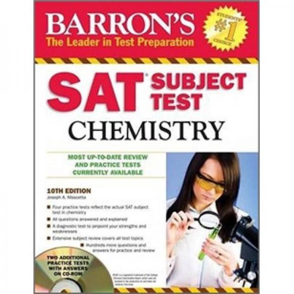 Sat Subject Test Chemistry, 10th Ed. W/CD-Rom (Barron's SAT Subject Test Chemistry (W/CD))