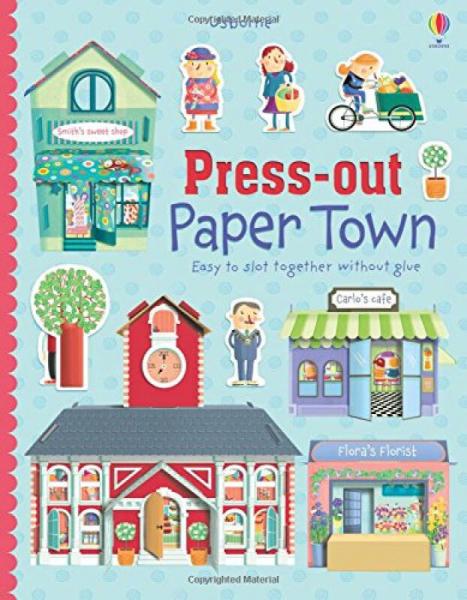 Press-out Paper Town