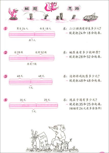 图解应用题：二年级