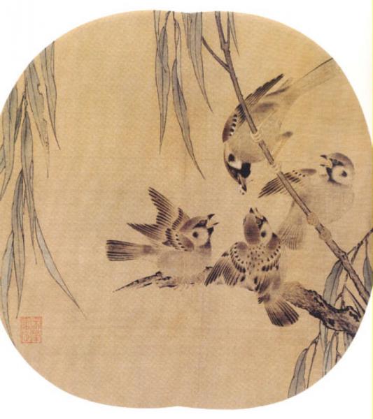 故宫画谱：麻雀