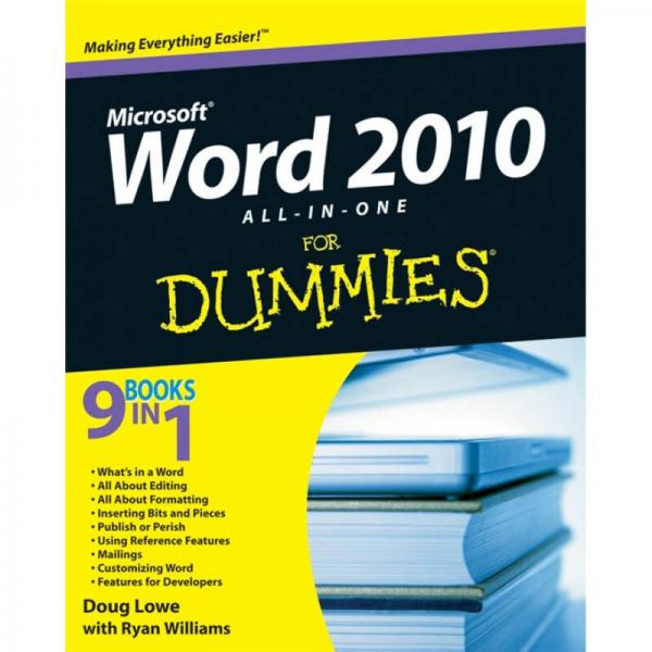 Word 2010 All-in-One For Dummies  傻瓜書-Word 