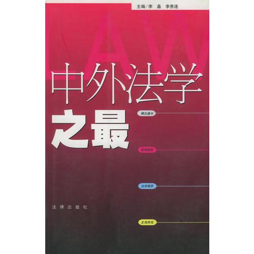 中外法學(xué)之最