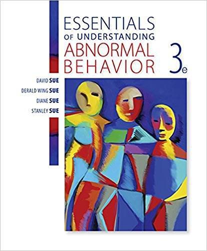 Essentials of Understanding Abnormal Behavior