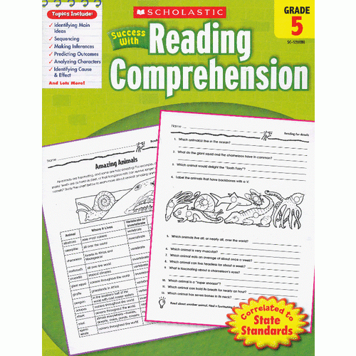 Scholastic Success with Reading Comprehension: Grade 5 学乐必赢阅读：5年级阅读理解 