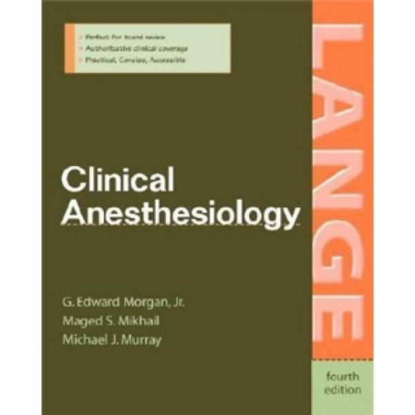 Clinical Anesthesiology, 4th Edition