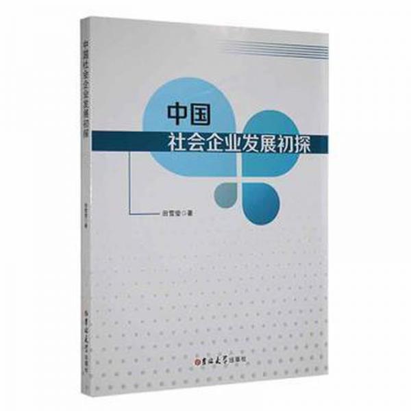 中國社會企業(yè)發(fā)展初探