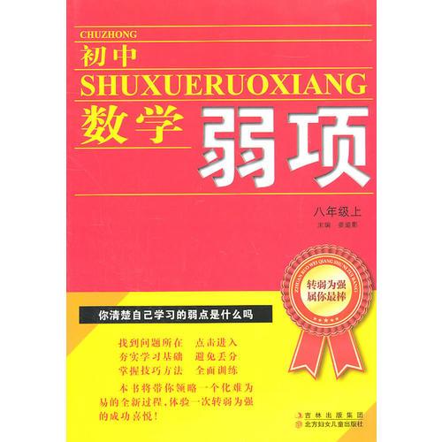 初中数学弱项:8年上