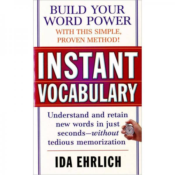 Instant Vocabulary[迅速掌握英語詞匯]