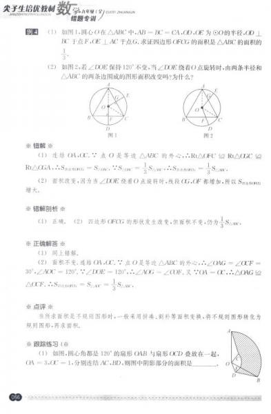 学习加油站丛书：尖子生培优教材错题专训 数学（九年级全一册 第1次修订）