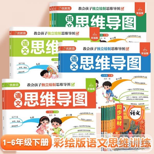 浙江科技 语文思维导图2年级下