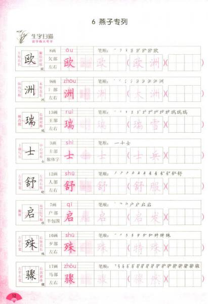 书法报·写规范字标准字帖：好字行天下