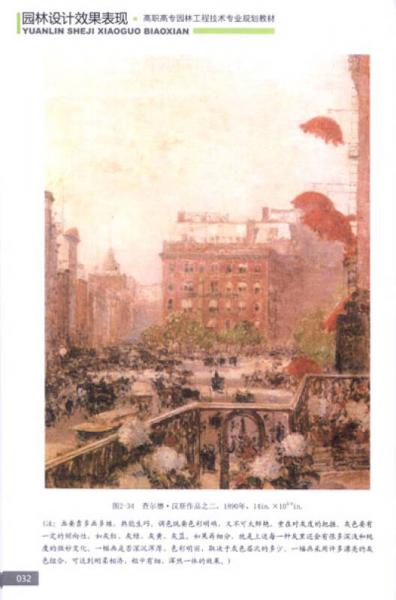 高职高专园林工程技术专业规划教材：园林设计效果表现