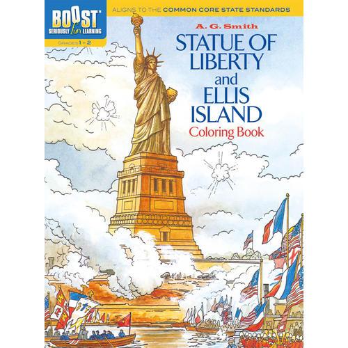 BOOST Statue of Liberty and Ellis Island Coloring Book
