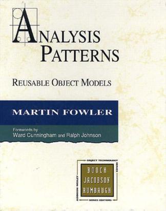 Analysis Patterns：Analysis Patterns