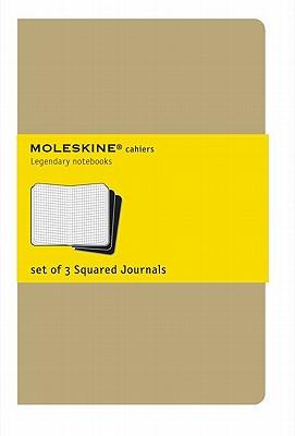 MoleskineSquareCahierJournalKraftXlarge:Setof3SquareJournals
