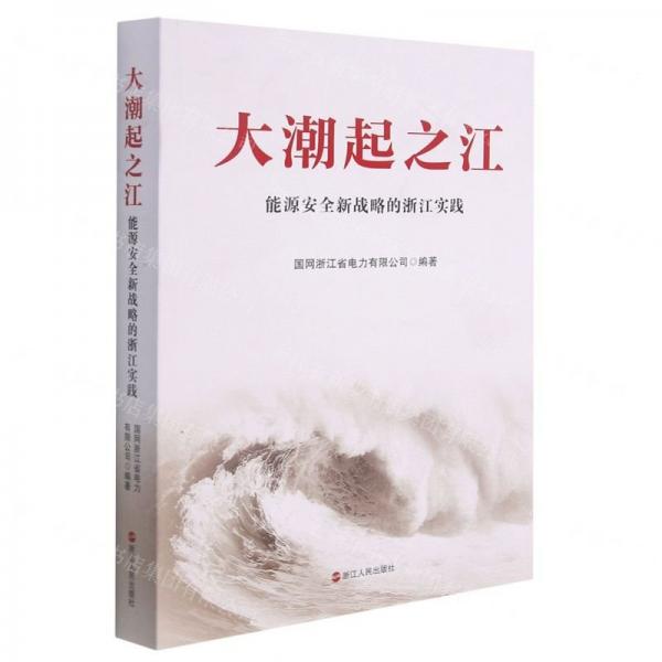 大潮起之江:能源安全新戰(zhàn)略的浙江實(shí)踐 財(cái)政金融 編者:國網(wǎng)浙江省電力有限公司|責(zé)編:酈鳴楓//胡佳佳 新華正版