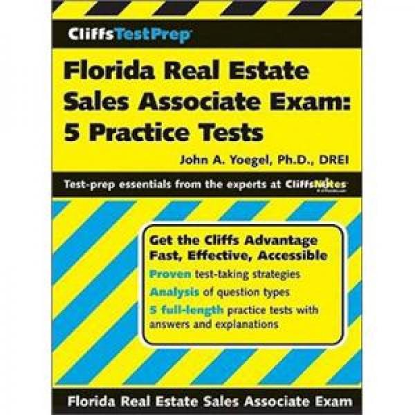 CliffsTestPrep Florida Real Estate Sales Associate Exam